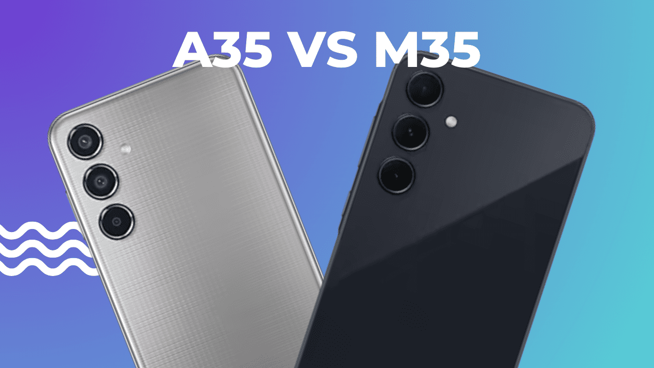Galaxy M35 vs Galaxy A35: qual é o melhor? Comparativo