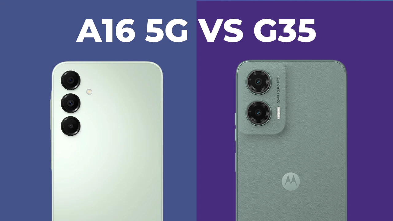 Galaxy A16 5G vs Moto G35: qual é o melhor? Comparativo