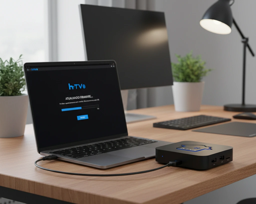 HTV 5 com luz vermelha ou não liga: como recuperar (Atualizar firmware)