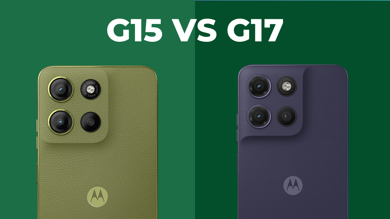 Moto G17 vs Moto G15: qual vale mais a pena? Comparativo