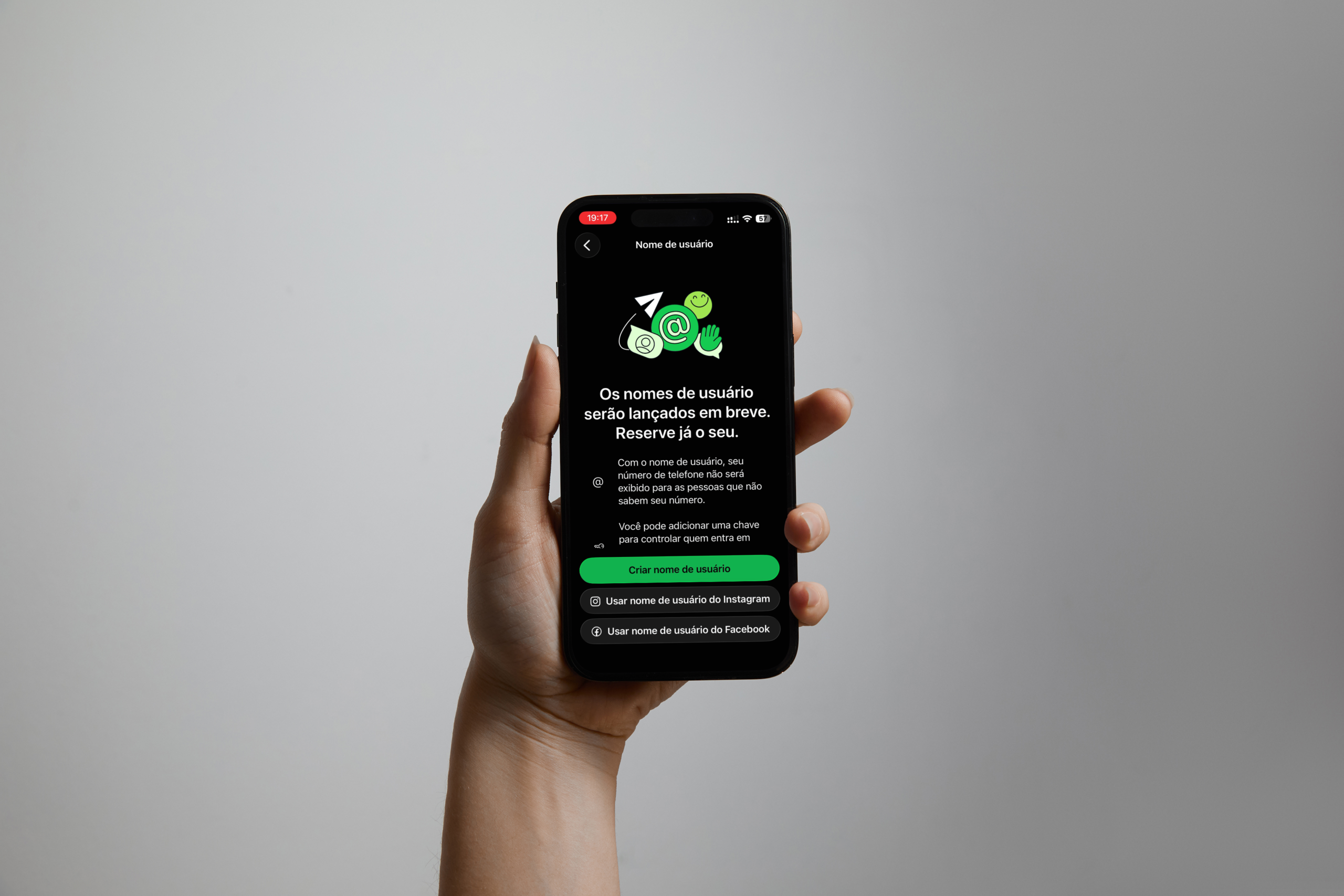 Como criar nome de usuário no WhatsApp? (Criar arroba)